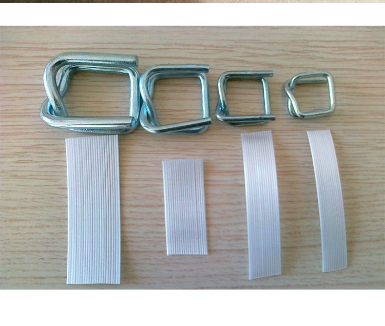 厂家直销 纤维回形打包扣 金属镀锌打包带专用打包扣 纸箱卡扣