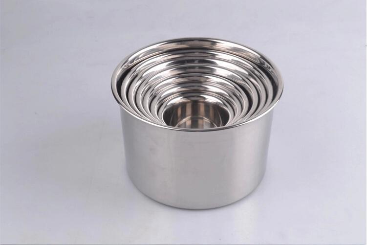 加厚无磁不锈钢味盅奶茶店/调料盆/不锈钢调味缸/打蛋盆炖盅带盖