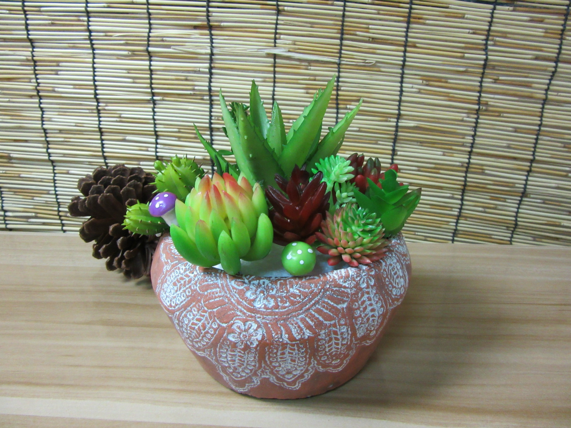 [厂家推荐]复古做旧古典扁圆矮花盆 多肉花盆 jts201417 如图 欧式 14