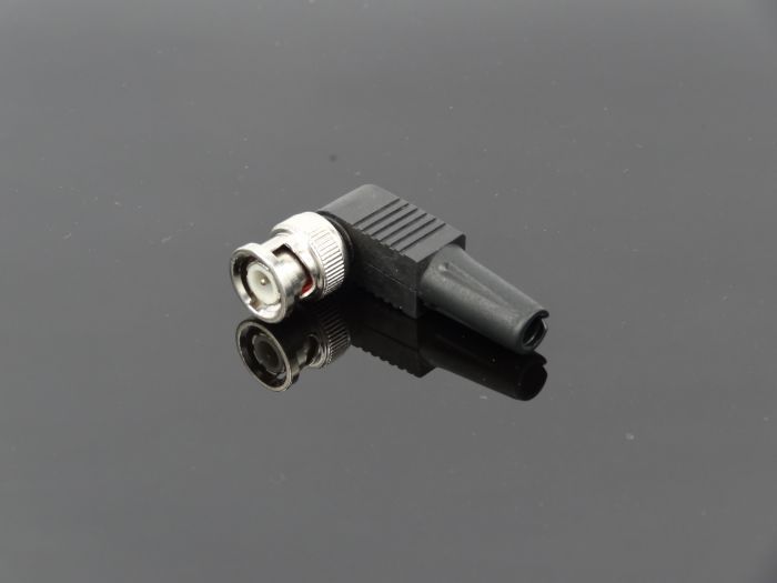 优质 免焊bnc接头焊接 q9头 监控视频bnc弯头摄像机接头安防配件