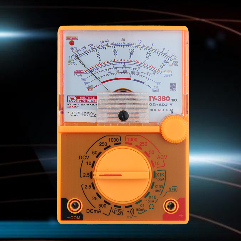 指针表恒川指针式万用表ty360trx 袖珍型万用表家用迷你便携式