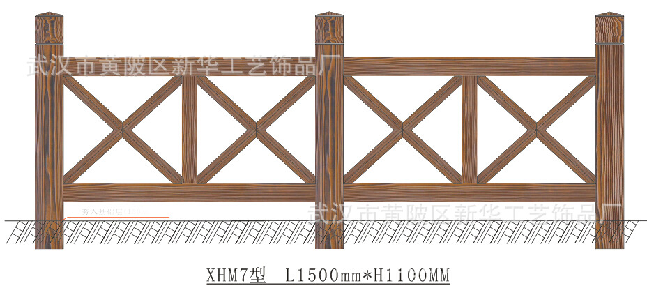 XH-M7型仿木模具