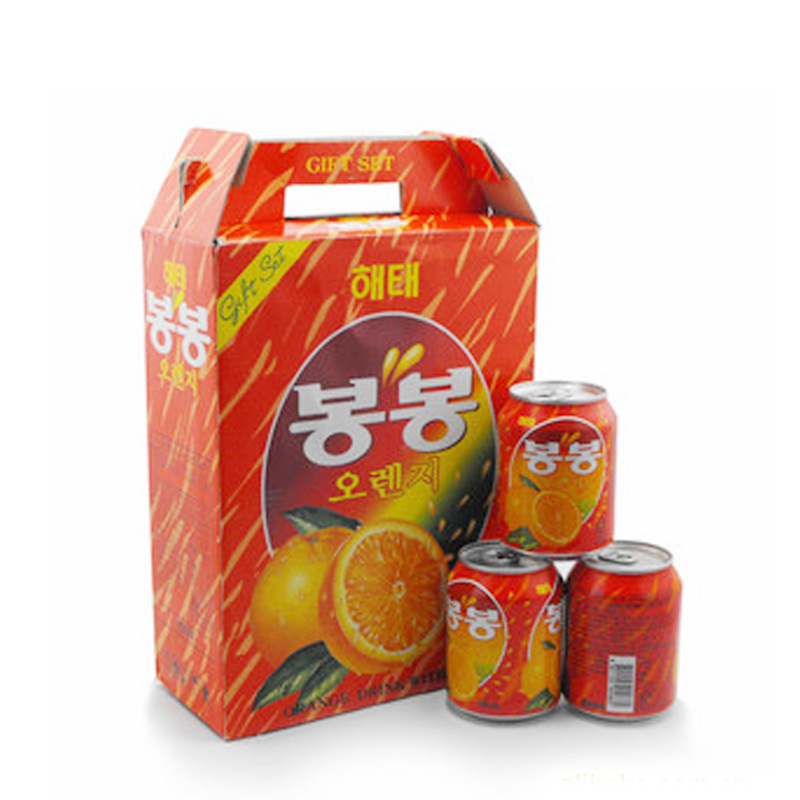 0成交4207箱韩国原装进口海太苹果味草莓味葡萄味梨子橙子桃子味饮料