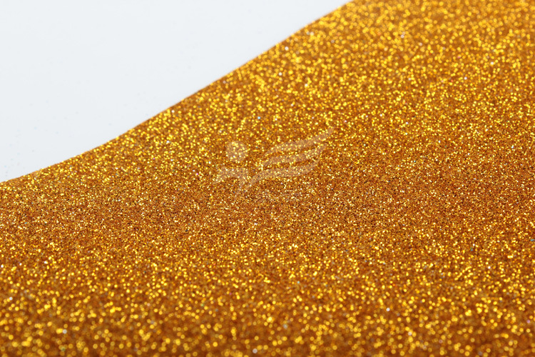 厂家直销 洒金带胶海绵纸 a4带背胶闪光海eva海绵纸 5张装艺术纸