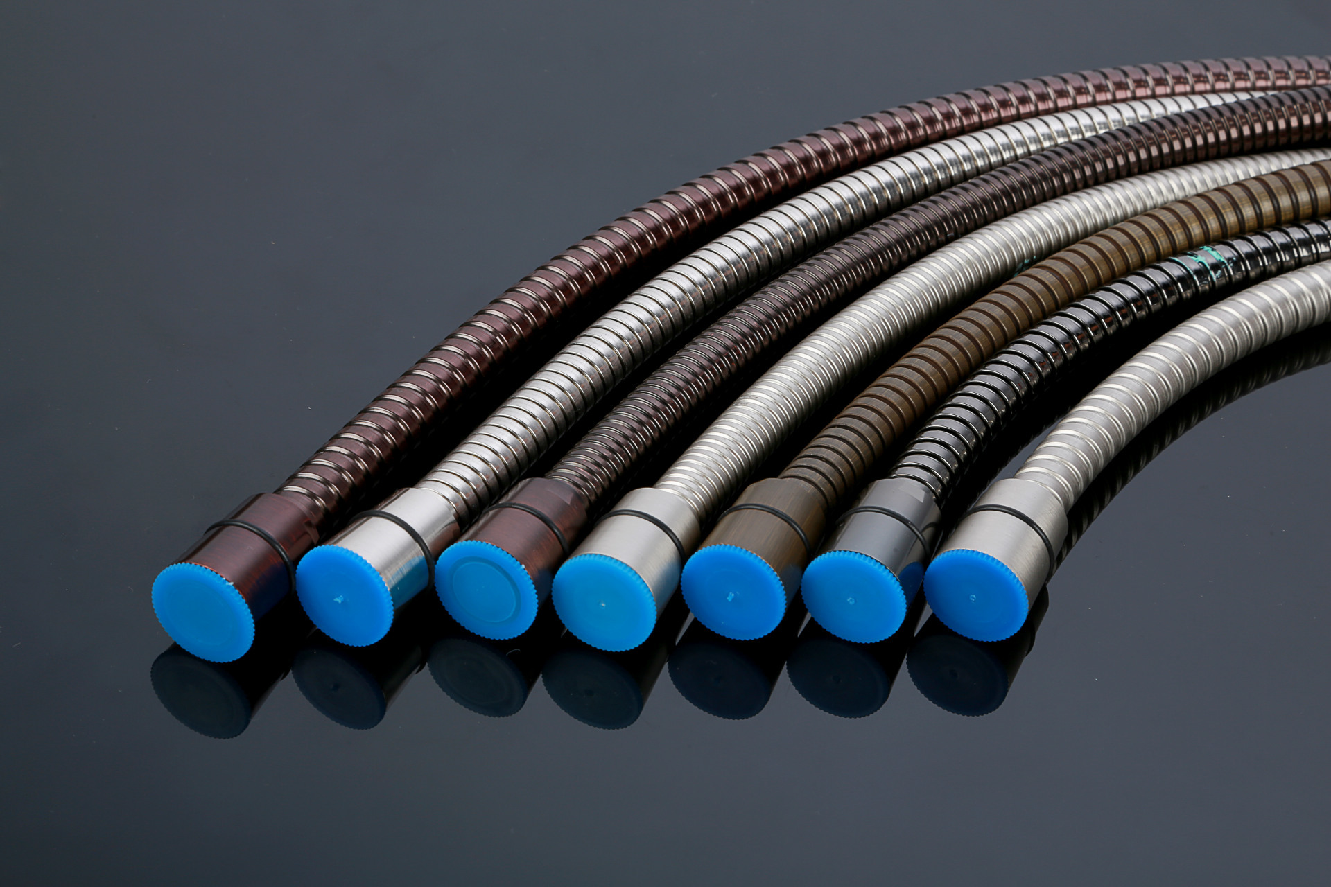 耐高温高压龙头不锈抽拉管304编织卫浴软管pvc花洒编织管