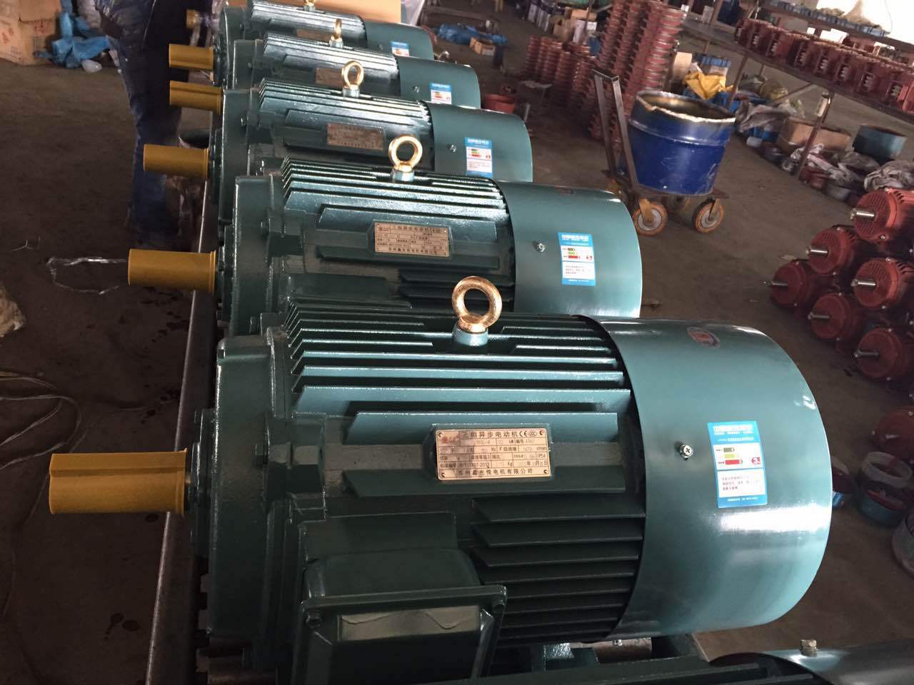 y系列三相异步电动机y132s-4 5.5kw 4p4级1400转1440转立卧式电机