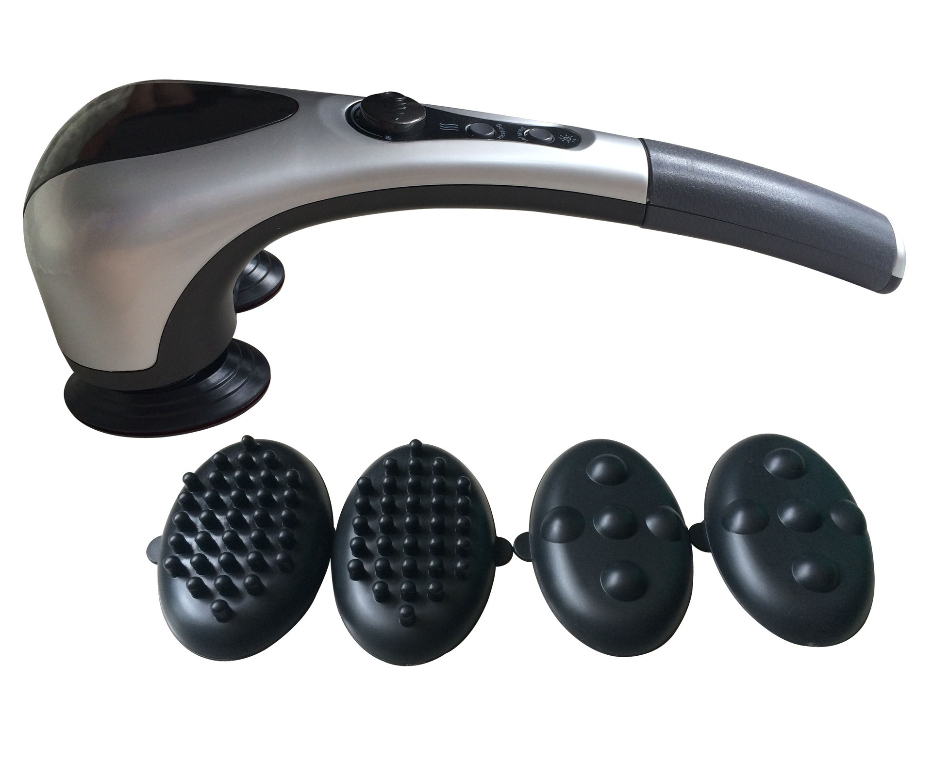 新款双头红外理疗颈椎按摩棒 腰背按摩器 按摩捶 智能热敷按摩机