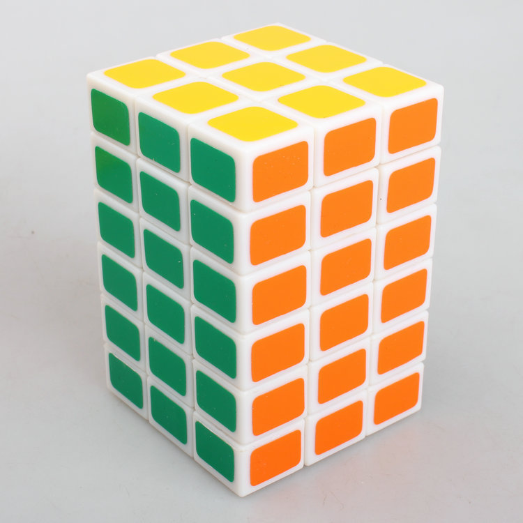 【智力乐园 3x3x6 白色魔方】336魔方 智乐国丙三三六魔方