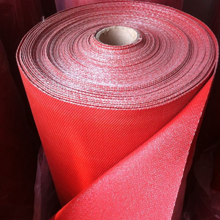 硅胶防火布三防布防火防水焊接防护毯耐高温阻燃布硅