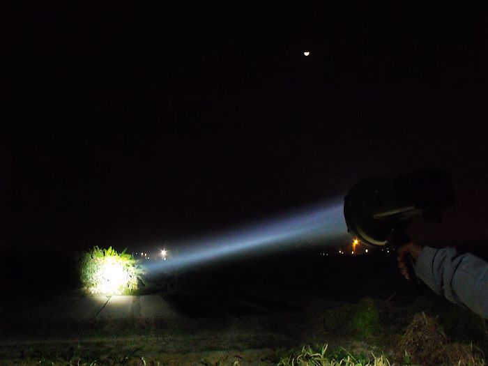 正品新佳55w hid氙气强光远程探照灯 手持钓鱼灯夜钓灯狩猎灯