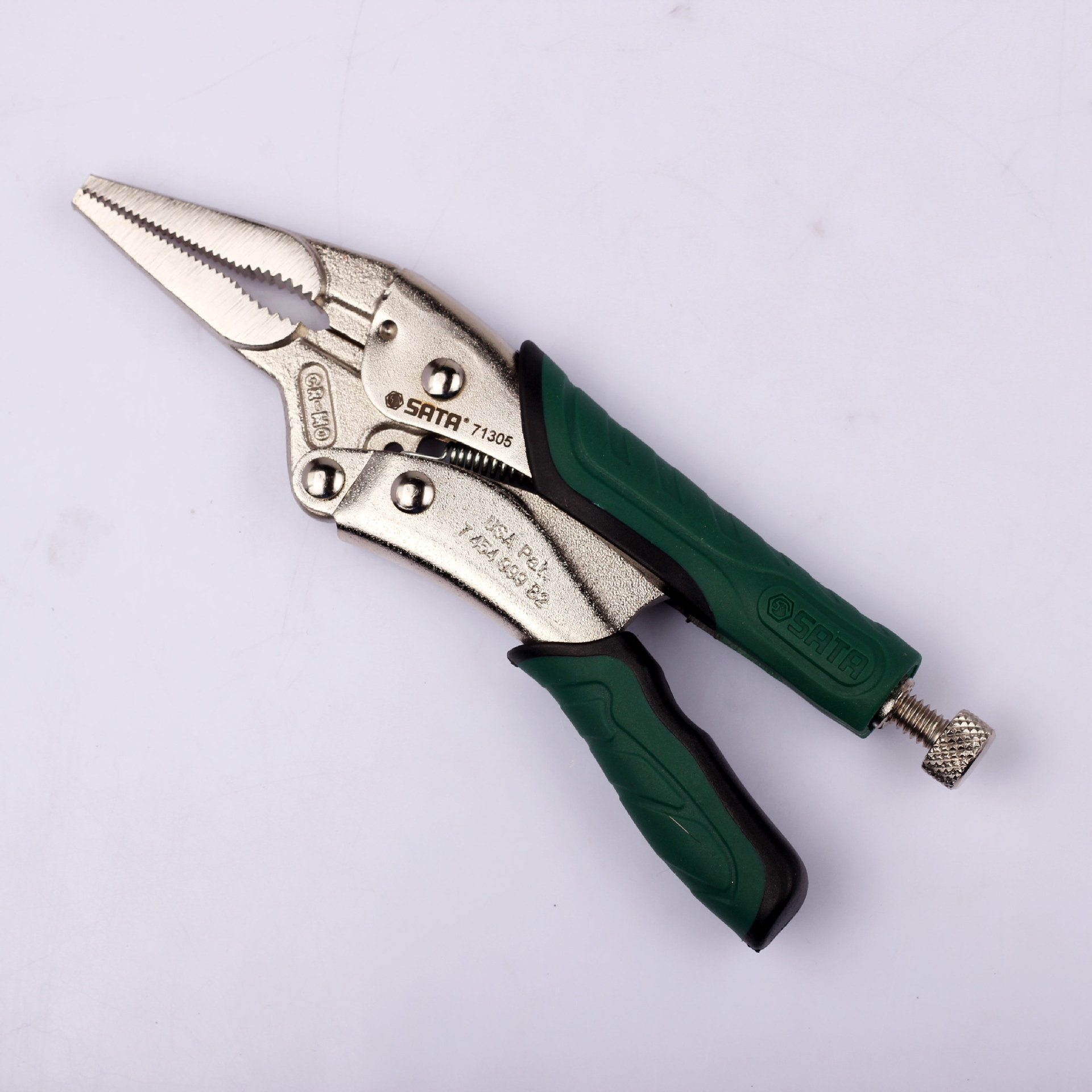 世达 尖嘴带刃快速释放大力钳6" 71305