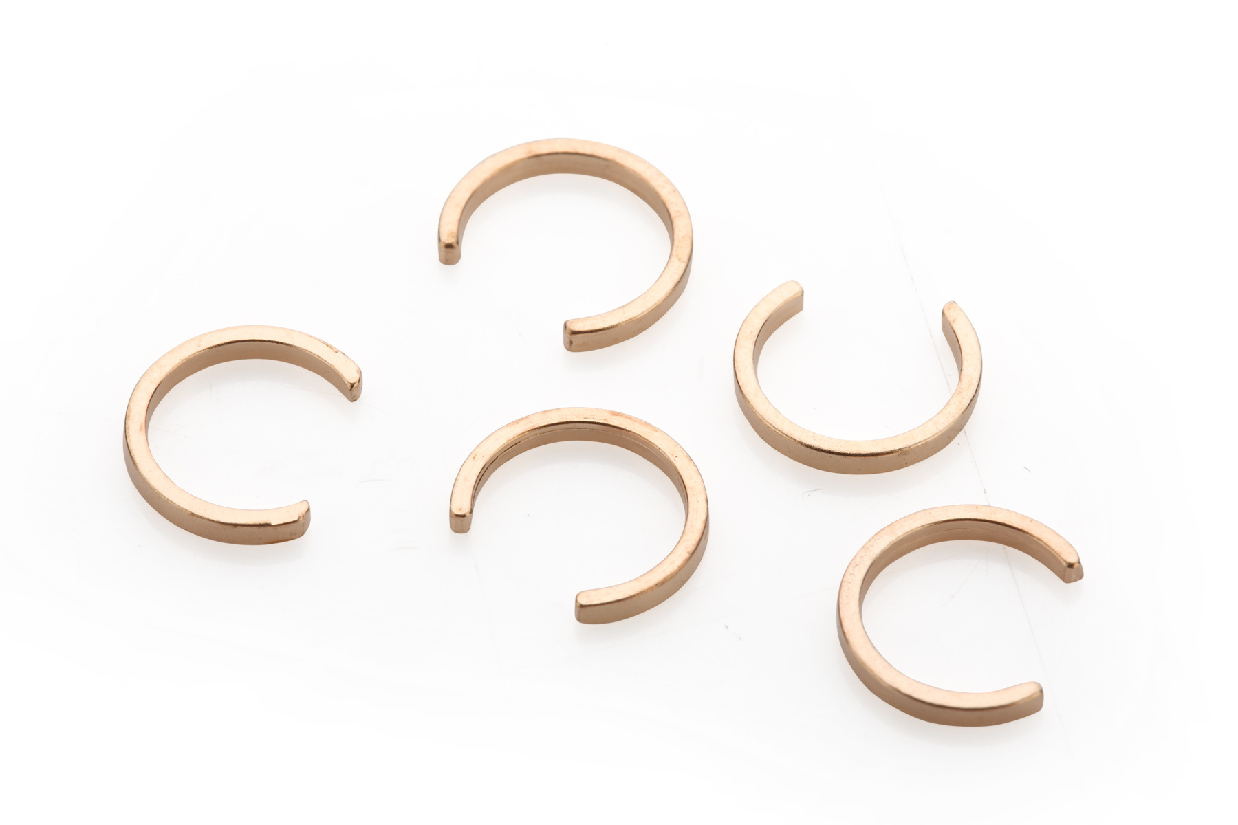 射频同轴连接器卡环 工厂**铜合金卡环 国标卡簧卡环连接件