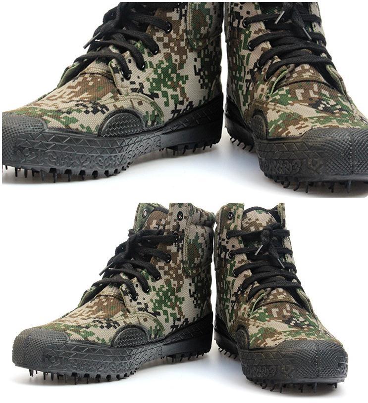 供应高腰作训鞋3544 丛林迷彩数码作训鞋 迷彩解放鞋 07作训鞋