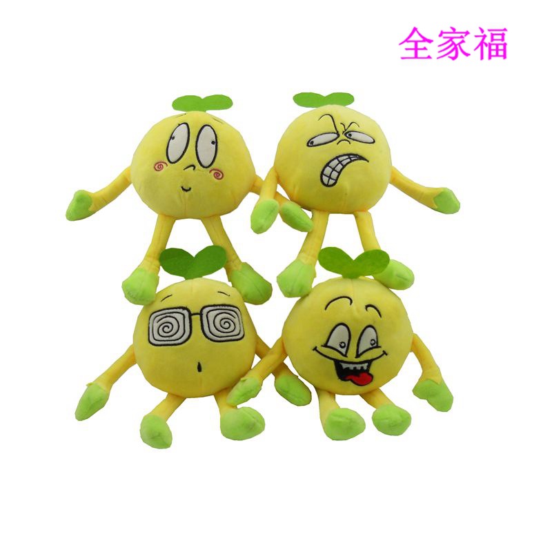 表情逗趣毛豆 厂家现货直销 抓机娃娃定做 毛绒玩具批发