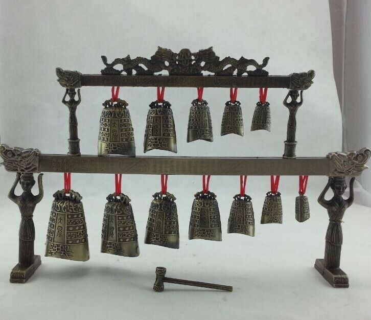 厂家直销仿古乐器编钟复古青铜器击打乐器 单层编钟双层编钟