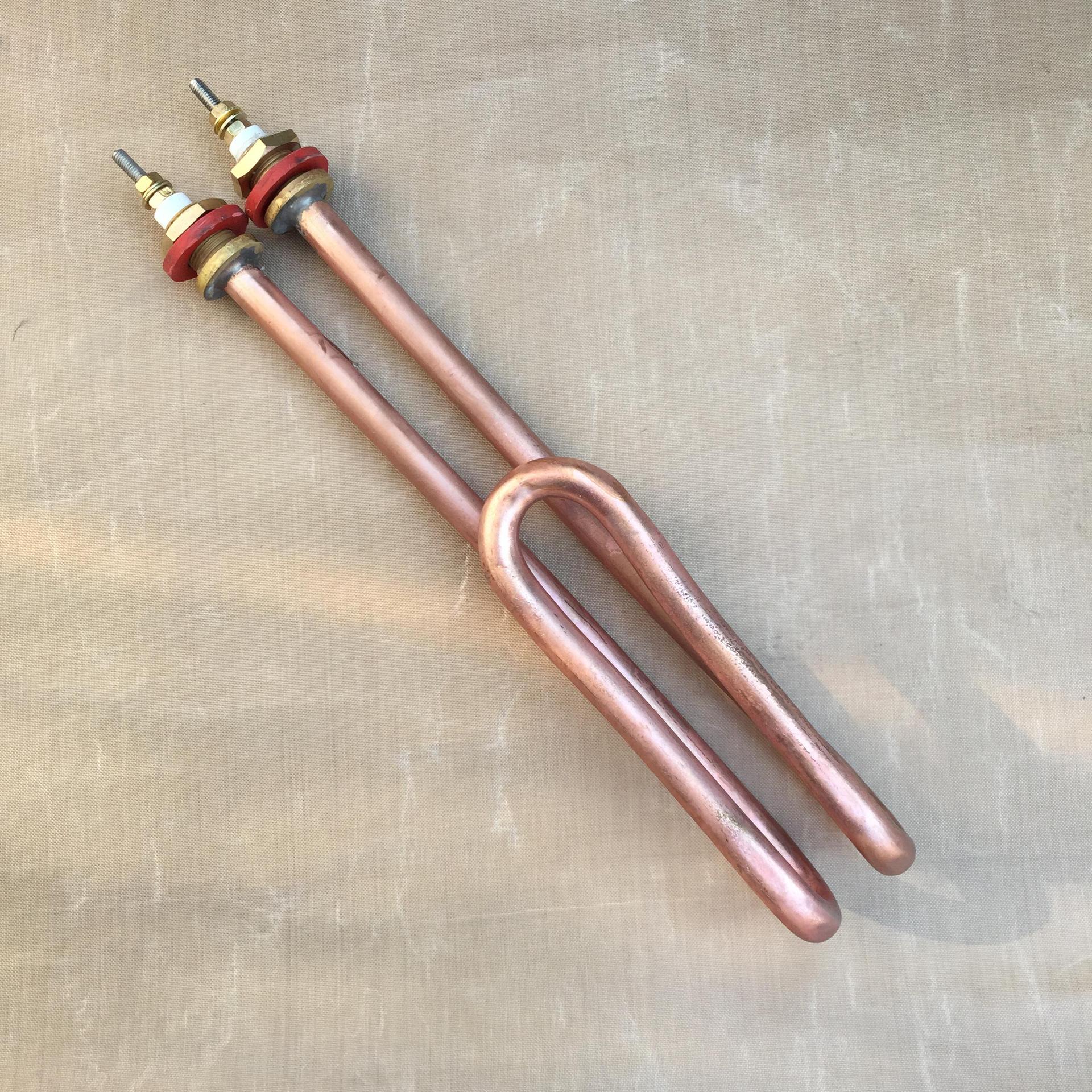 厂家热销铜开水器加热管2203kw4kw开水器热水器电热管发热管
