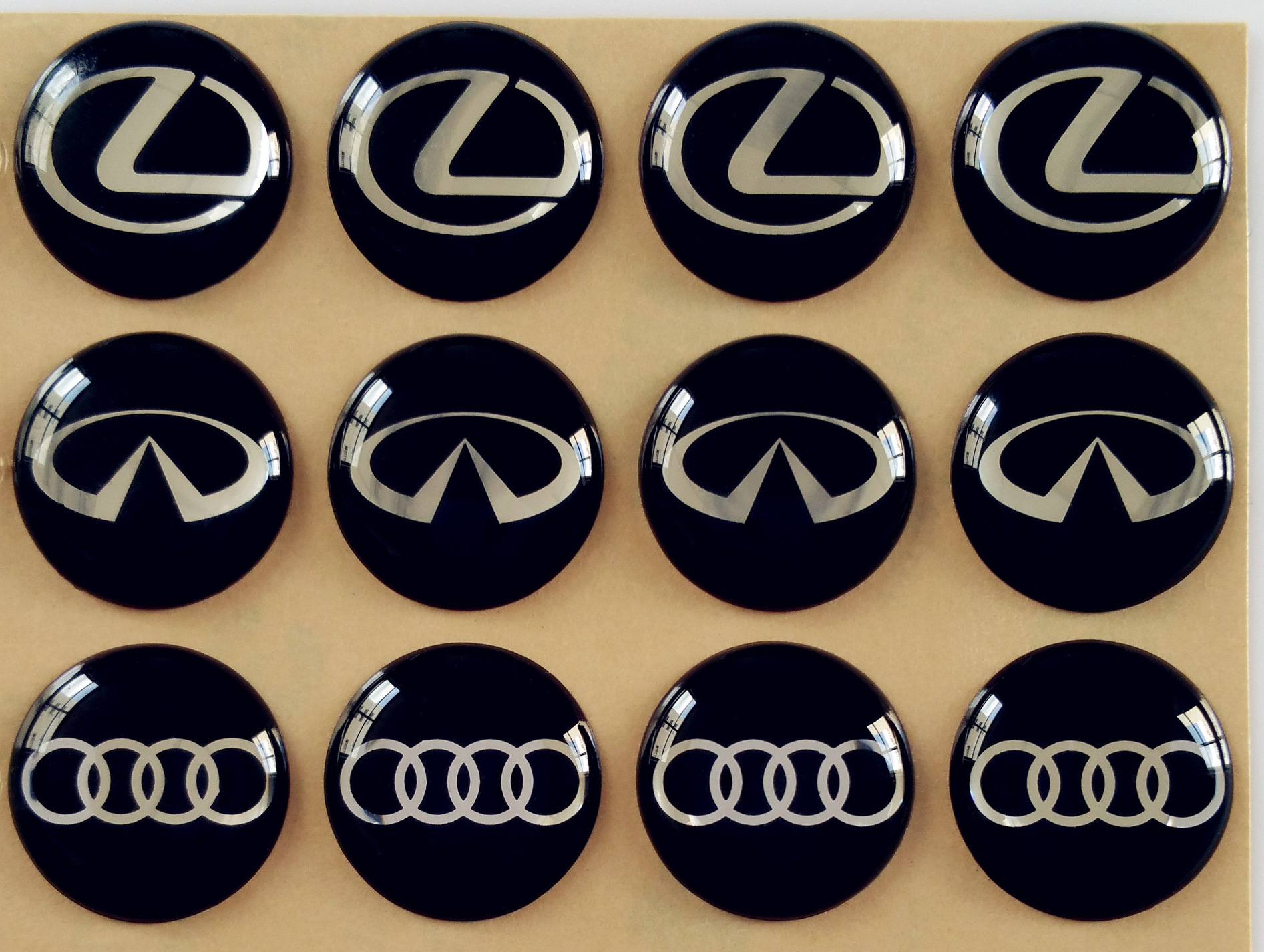 精美丝印(黑底亮银logo,高档大方)