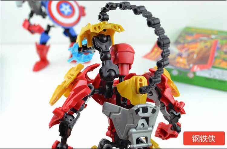 得高6001-6006b 蝙蝠侠钢铁侠美国队长小丑