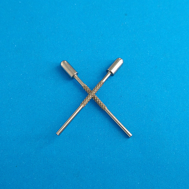 厂家供销欧式电源插头片 欧规圆插插片插脚 充电器五金插脚配件