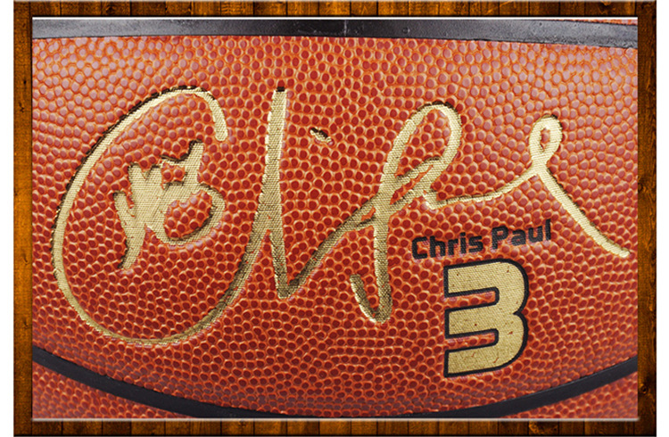 斯伯丁spalding旗舰店nba快船cp3克里斯保罗签名pu篮球74-642y