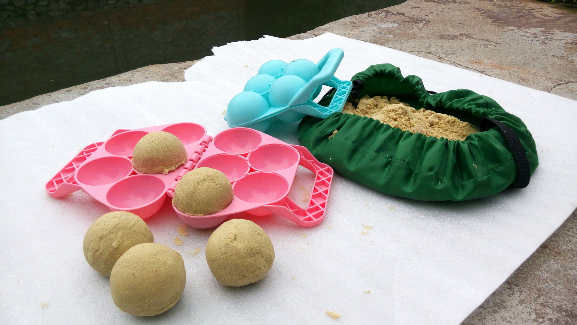 雪球夹 雪球钳勺 打雪仗玩雪玩沙工具 沙球泥球夹