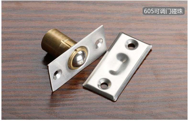 不锈钢隐形门碰珠 大门木门暗门碰拉丝弹簧碰珠家具柜门弹力碰珠