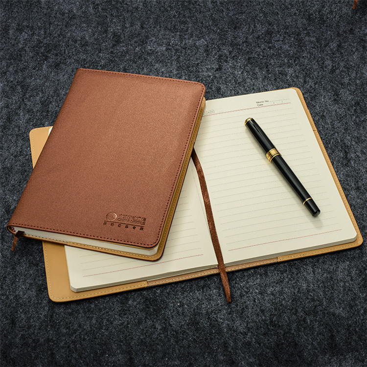 定制平装商务款创意日记本笔记本内页 文具记事本皮面本子订制