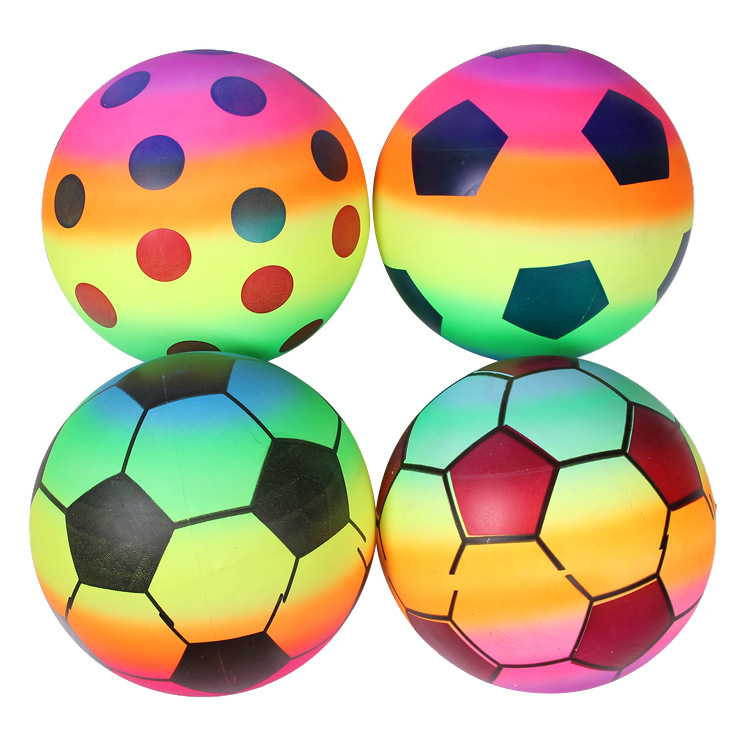 卡通图案柔软舒适软pu球儿童玩具 环保海绵波波球婴幼儿球玩具_煌球球