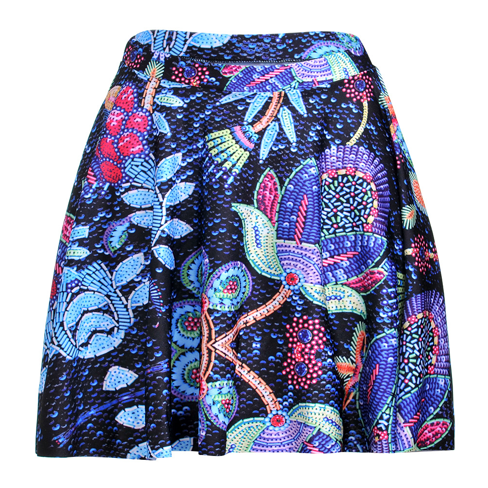 百褶裙花朵图片