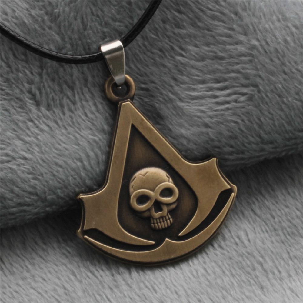 欧美饰品 合金挂件 双刀骷髅头钥匙扣 项链外贸速卖通批发