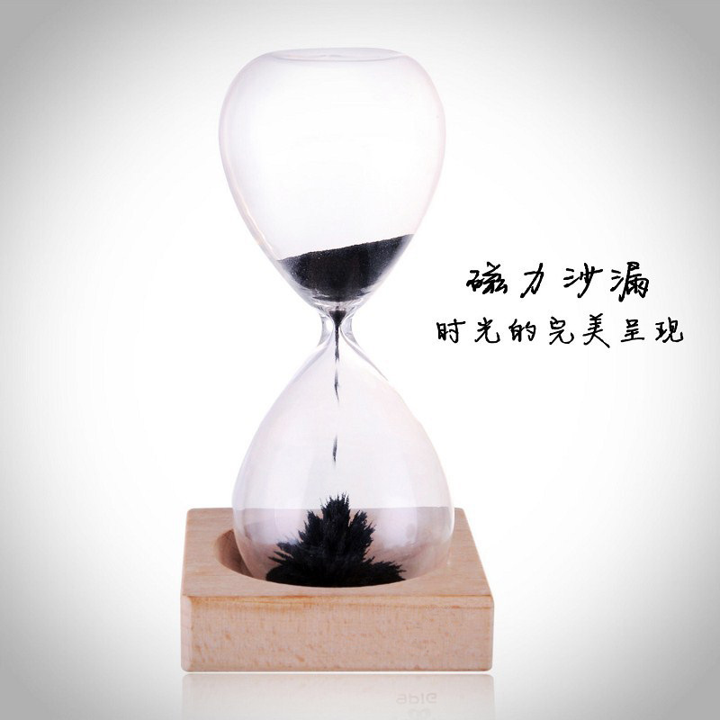 生命像花一样绽放magnethourglass创意磁力沙漏磁力沙漏送朋友
