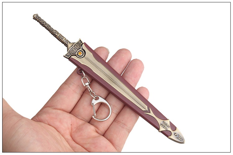 花千骨武器悯生剑断念剑 17厘米 未开刃 白子画 杀阡陌 合金剑