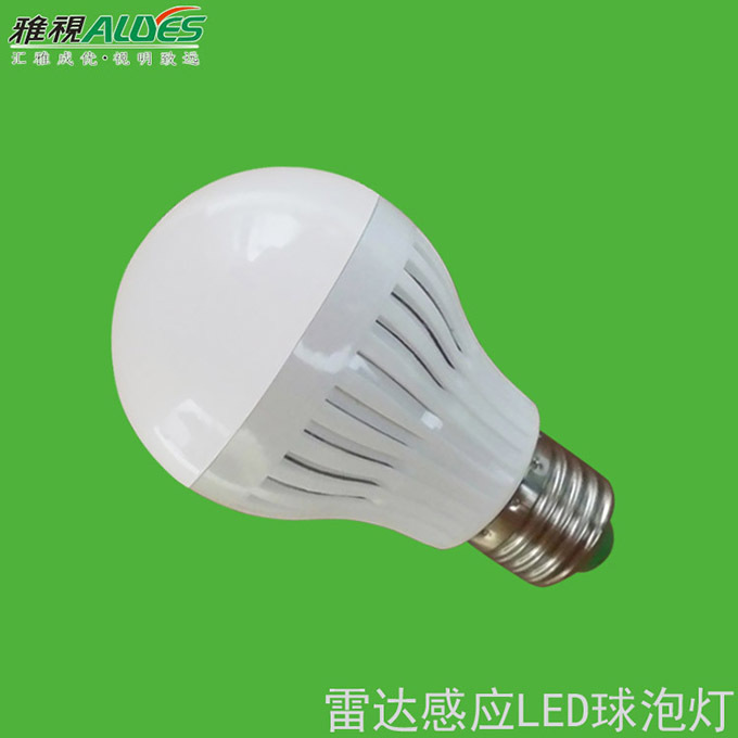 雷达感应led球泡灯