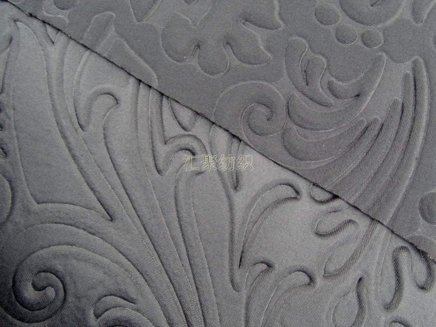 立体压花 复合压花面料 双层针织布复合海绵3d压花 凹凸压花花型