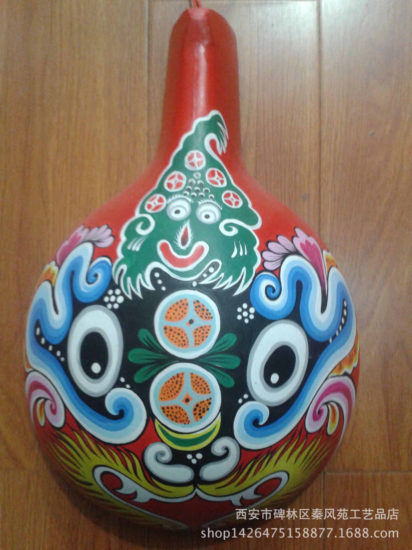 陕西民间传统手工艺马勺脸谱商务会议 旅游 居家挂饰礼品内涵丰富