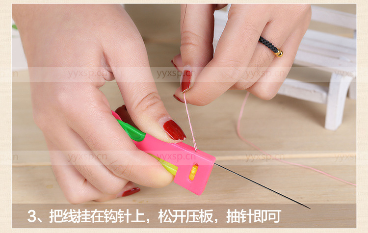 一秒穿针神器 穿针器 自动穿针引线器 穿线器 一元两元百货批发