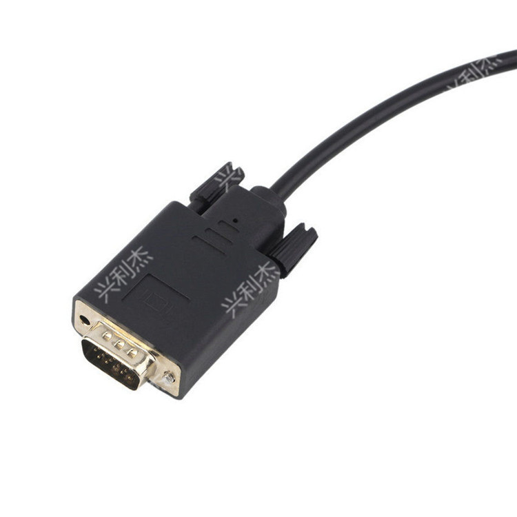 厂家批发displayporttovga转接线大dp转vga高清连接线18米