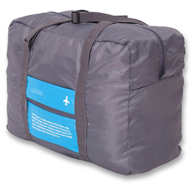 厂家防水可折叠旅行袋男女手提行李大包大容量超轻可套拉杆旅行包