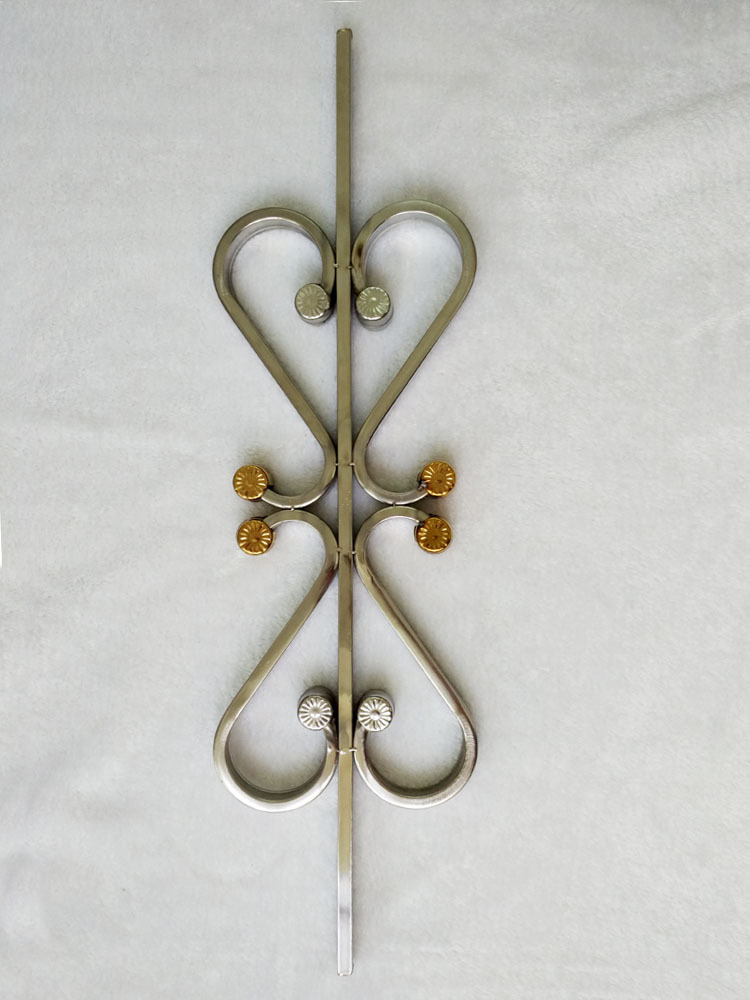 304不锈钢楼梯花 楼梯立柱 梯枳 2号方管楼梯花 栏杆花 门花