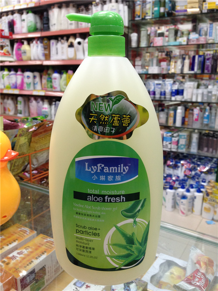琴叶香港正品lyfamily小琳家族天然芦荟燕麦沐浴露15.