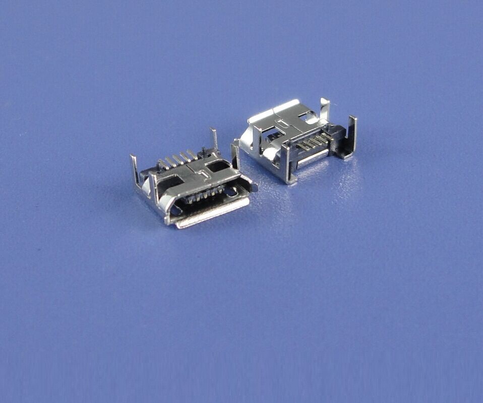 micro usb母座牛角型7.2-3