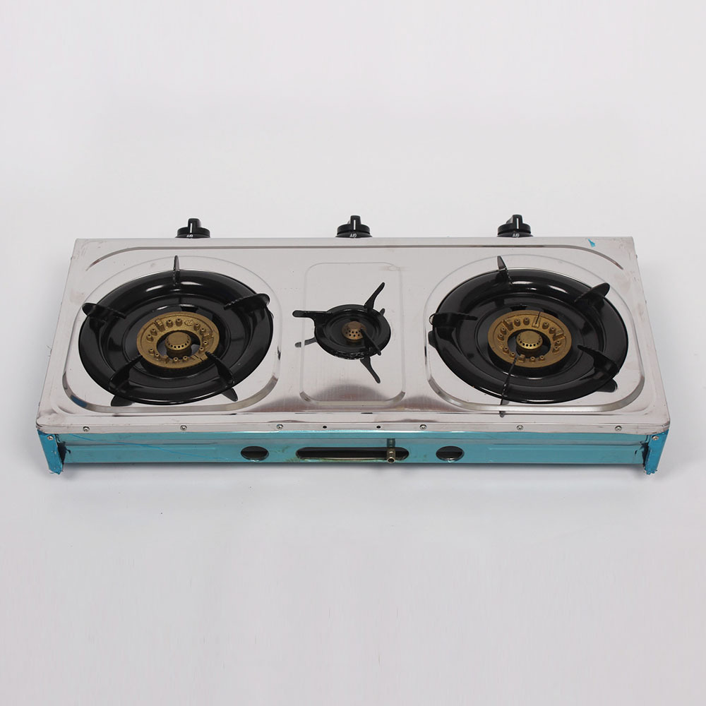 出口**三眼炉具天然气液化气台式灶家用节