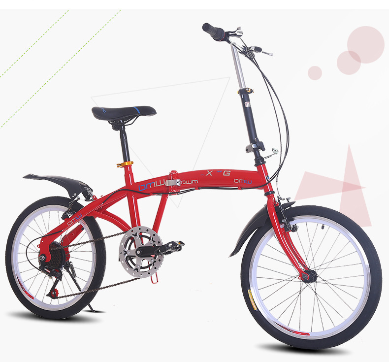 变速折叠自行车各类奔驰宝马路虎奥迪车行4s店礼品自行车做logo