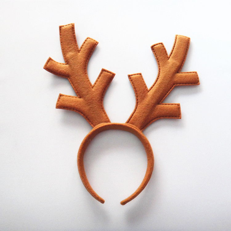 rl404新款圣诞鹿角头饰 长款鹿角发箍