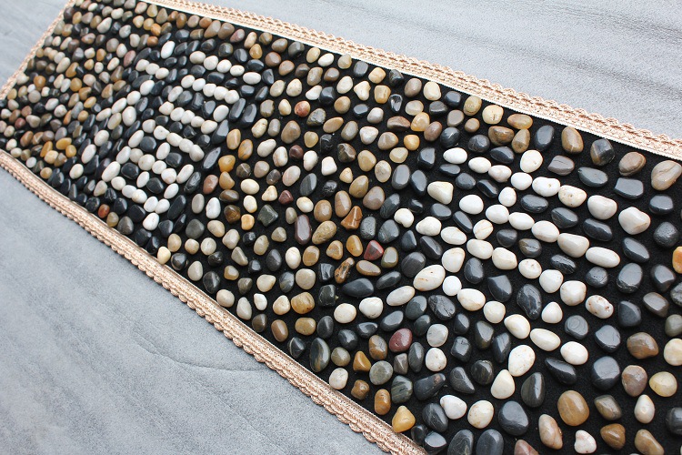 长期批发 黄色抛光大鹅卵石 黄色石头 天然南京鹅卵石雨花石