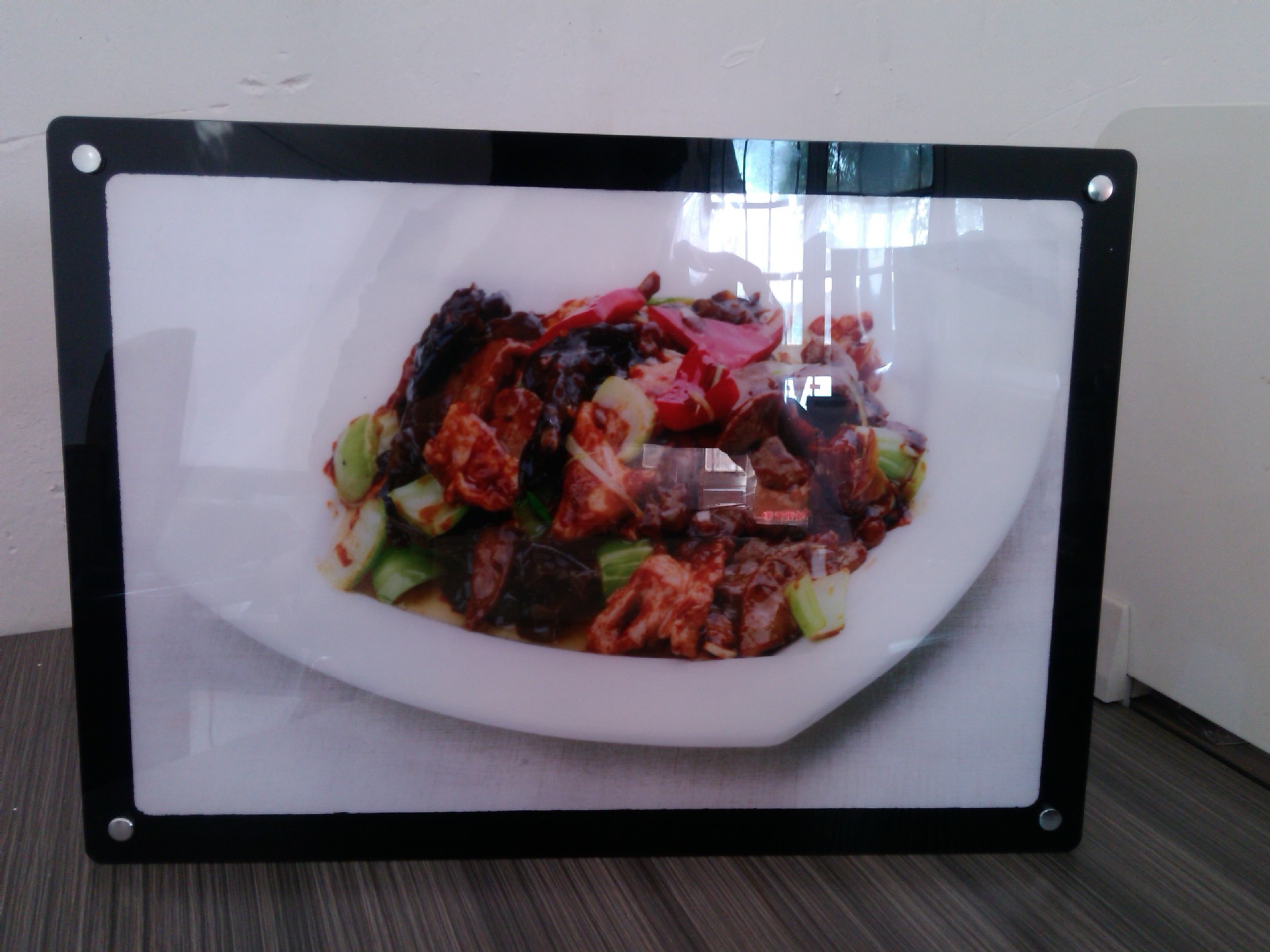 厂家定制led点菜牌/亚克力菜牌/水晶点餐牌/发光菜牌/酒店菜牌