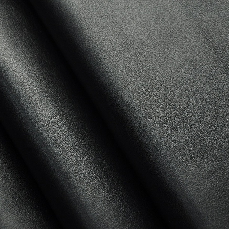 特价促销 头层纳帕牛皮批发 黑色粒面纳帕皮料厂家 手袋鞋用皮料