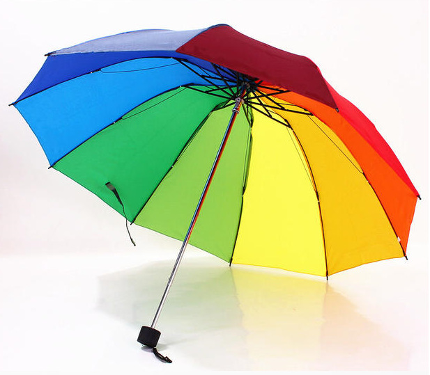 诚招 碰击布彩虹伞广告伞保险公司礼品伞代理商