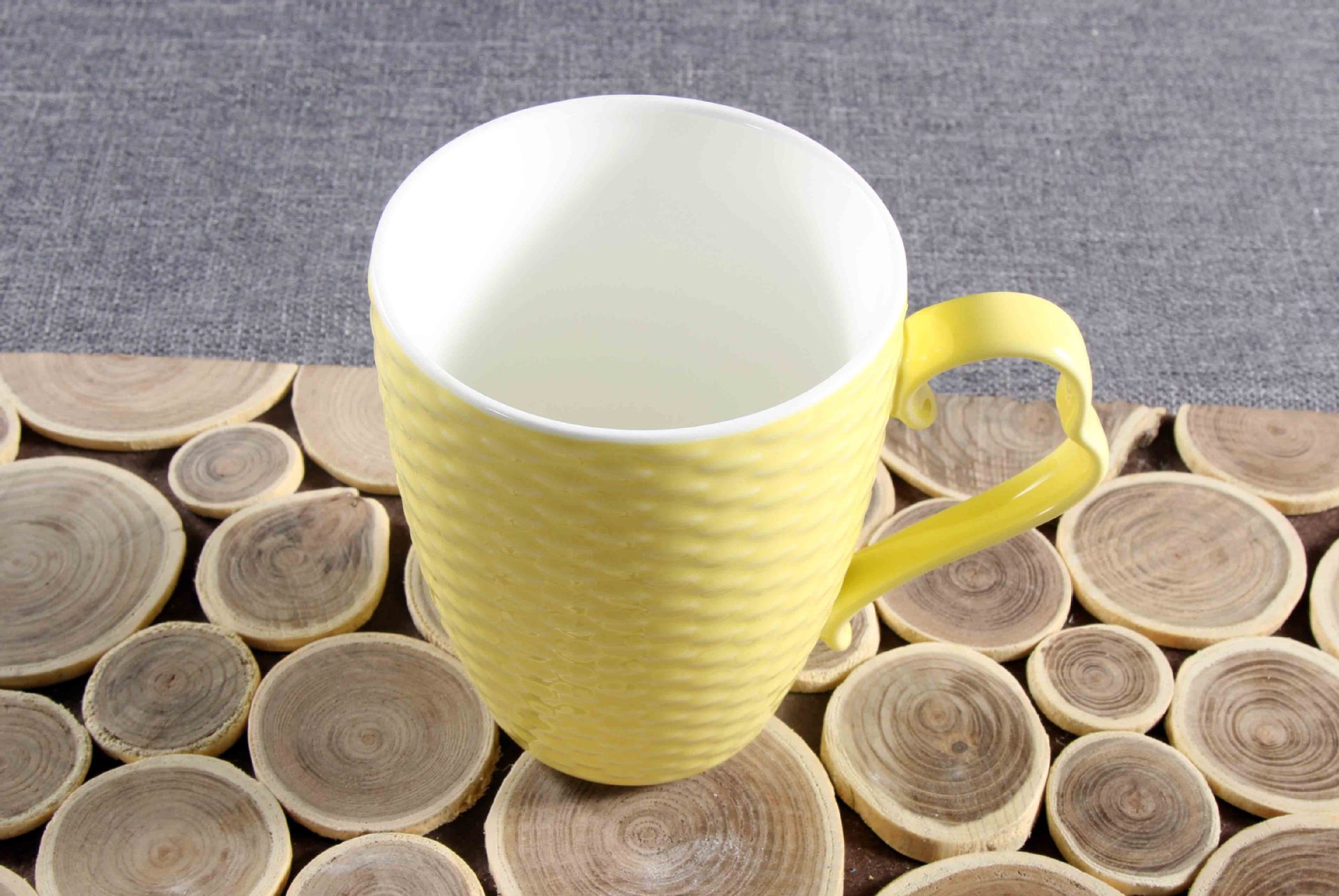 陶瓷茶水杯 色釉简约多彩陶瓷杯 logo定制杯子 小清新彩色咖啡杯