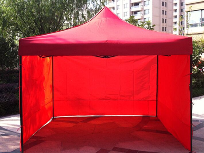 折叠帐篷大排档摆摊帐篷停车棚雨棚透明围布pvc围挡开门开罗马窗